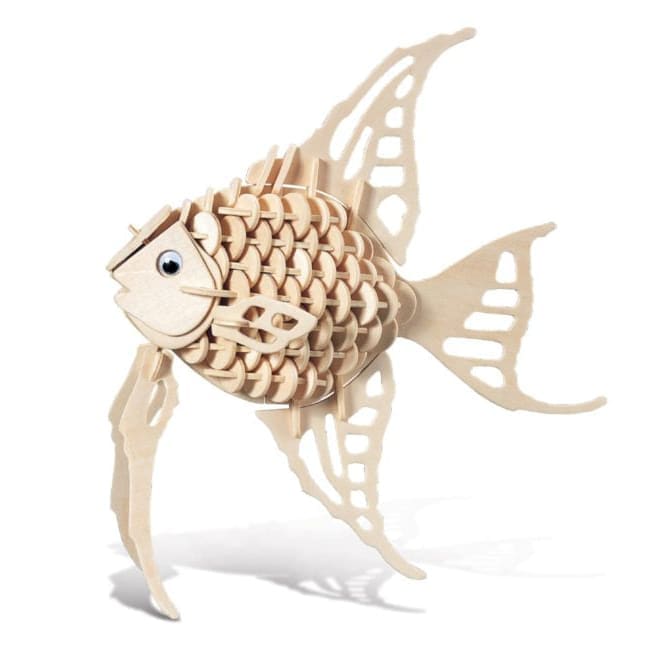 Colorful 3D Angel Fish puzzle by 9eight5, featuring detailed fish design and vibrant colors for an engaging puzzle experience.