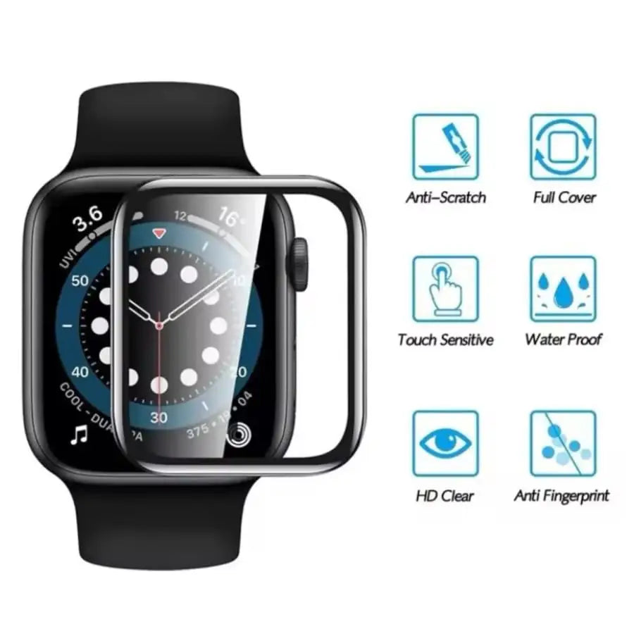Screen Protectors for Apple Watch Series 10 (46mm) (Pack of 5) Habicare