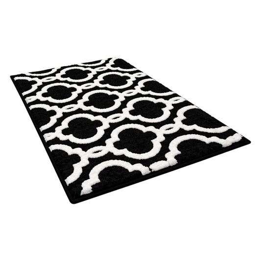 Frankly Cotton Geometric Cotton Bath Mat Nest & Stem Homewares