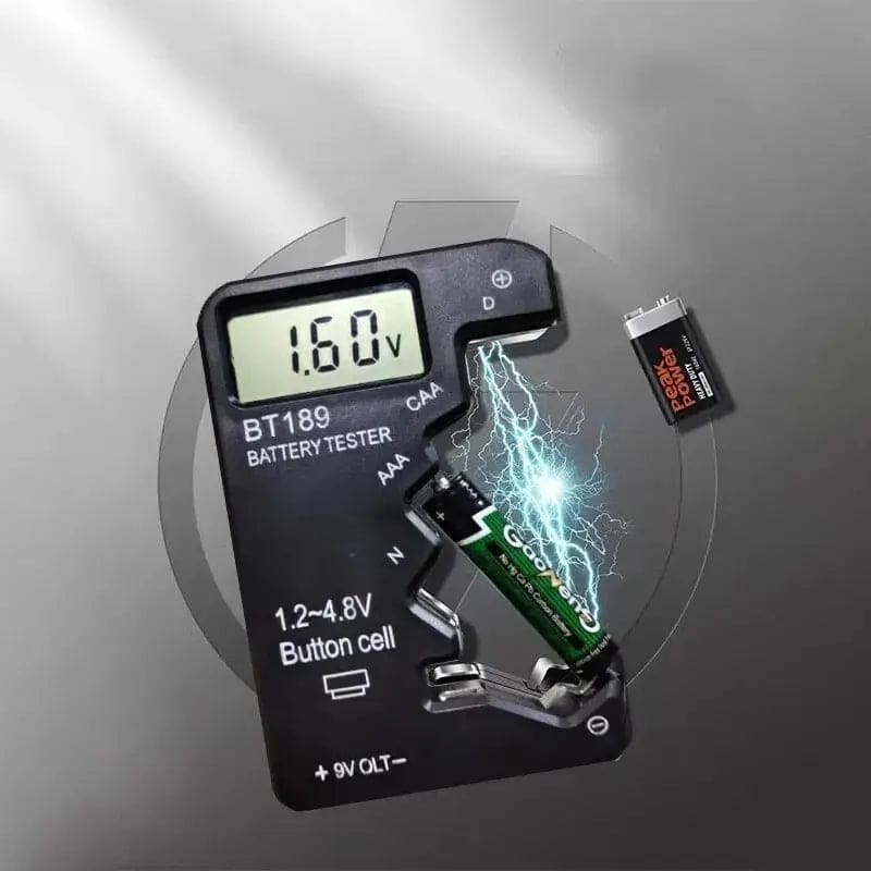 Battery Tester (Button Cell, AA, AAA, C, D, 9V, 14500, 16340) That Watch Shop
