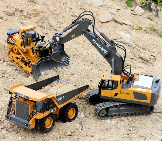 Remote Control Engineering Vehicles Series - 1:24 Bulldozer 9 Channels 2.4G dealonline.co.nz