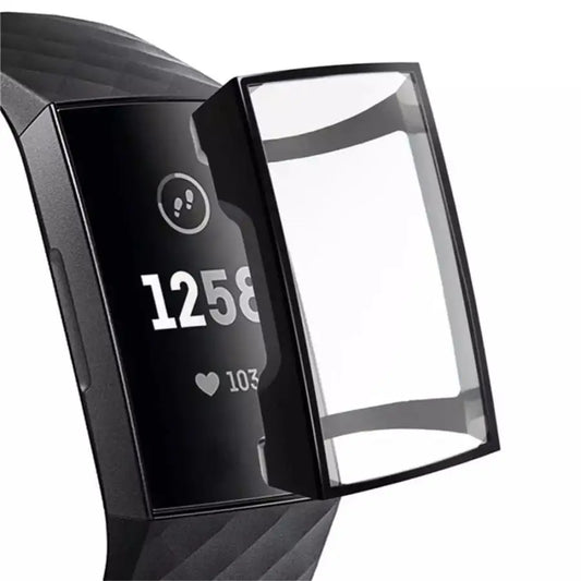 Protective Case for Fitbit Charge 3 / 4 (Black) Habicare