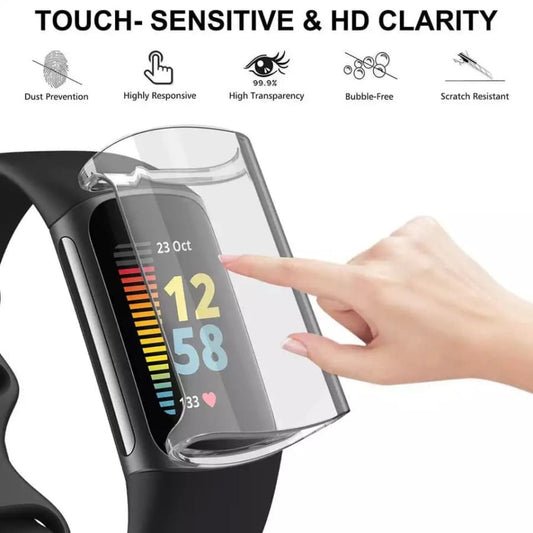 Protective Case for Fitbit Charge 5 (Black) That Watch Shop