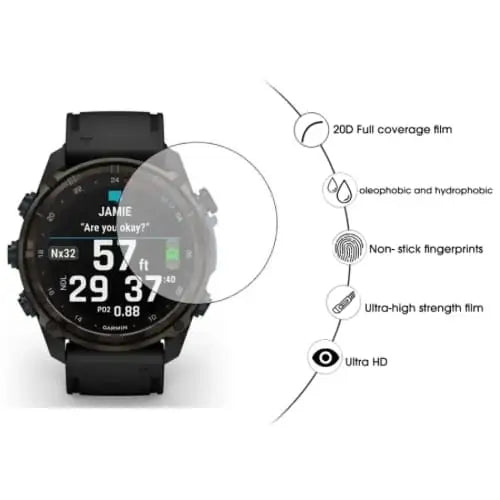 Screen Protectors for Garmin Descent Mk3i (43mm) (Pack of 5) Habicare