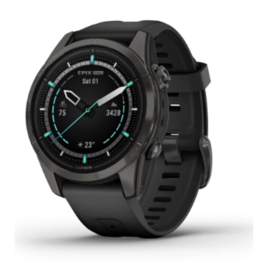 Hydrogel screen protectors for Garmin epix Pro Gen 2 42mm smartwatch, pack of 6, showing protective film on watch face.