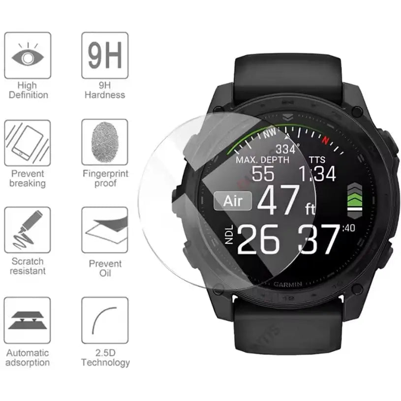 Screen Protector for Garmin Tactix 8 (47mm) (Pack of 5) Habicare