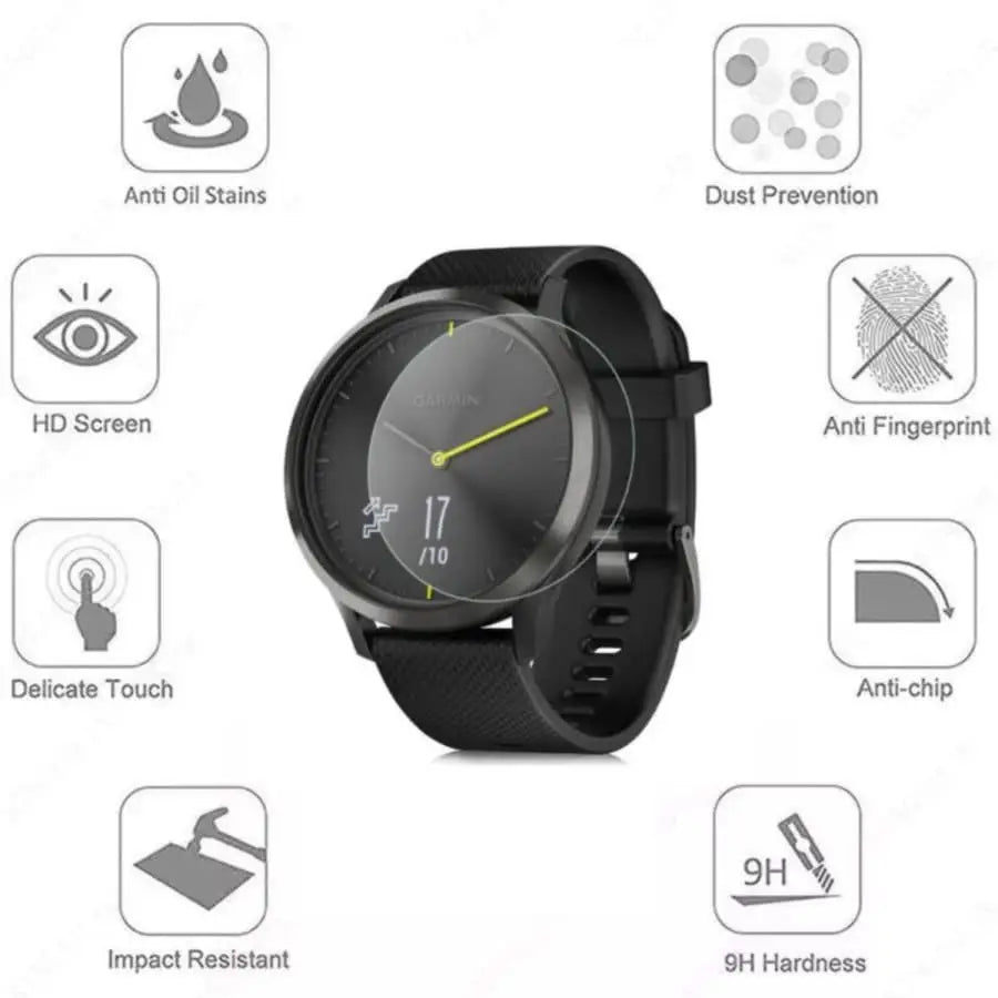 Screen Protectors for Garmin Vivomove HR (Pack of 5) Habicare