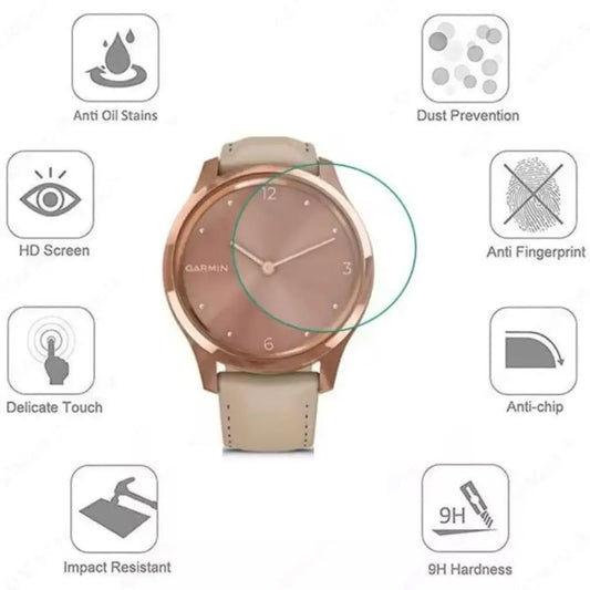 Screen Protectors for Garmin Vivomove Luxe (Pack of 5) Habicare