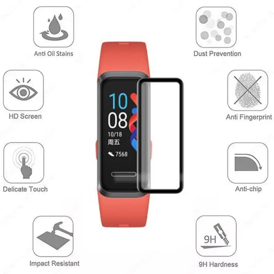 Screen Protectors for Huawei Band 4 Pro (Pack of 5) Habicare