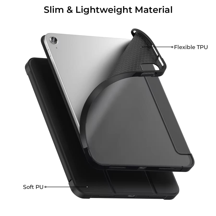 iPad Cover for (A16) 11” (2025) / iPad 10th Gen 10.9” (2022) (Black) 9eight5
