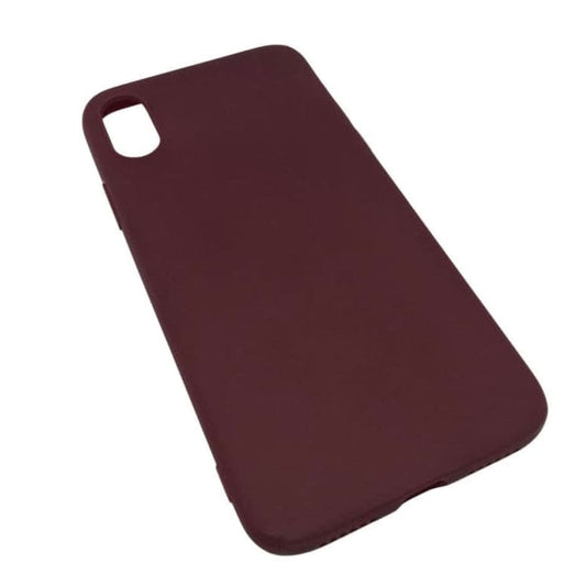 Silicone Case for iPhone X / XS (Maroon) 9eight5