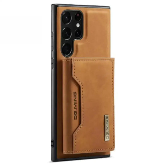 M2 Leather Case for Samsung (Brown with wallet) Habicare