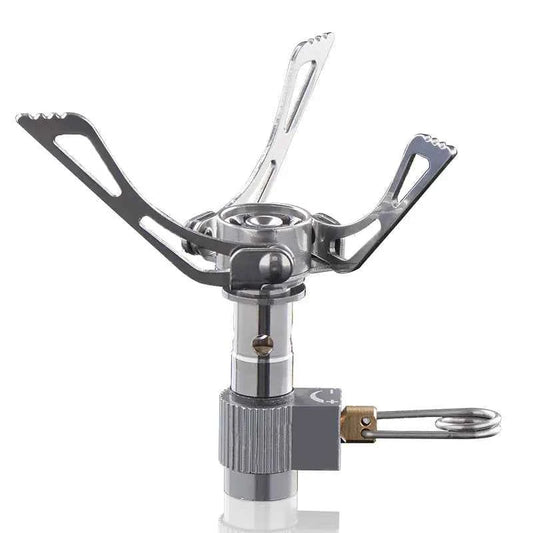 Folding Camping Gas Stove - Ultra-Light Portable Backpacking Burner