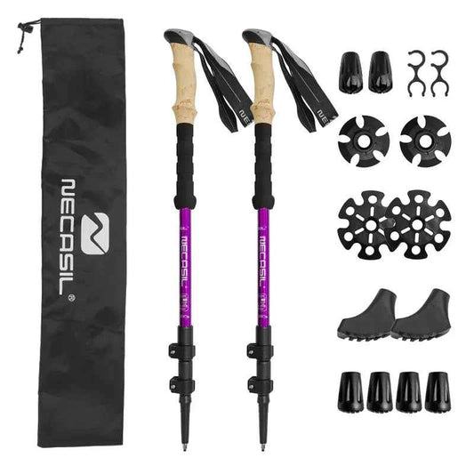 Lightweight Aluminum Trekking Pole with Shock Absorption | Hiking & Climbing