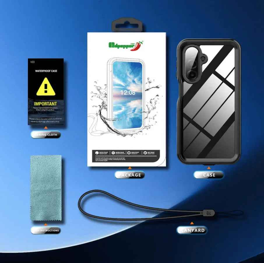 Samsung Galaxy A17 5G Waterproof Case Redpepper Full Body Protection