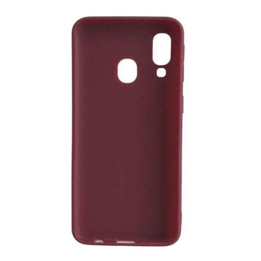 Silicone Case for Samsung Galaxy A40 (Maroon) 9eight5