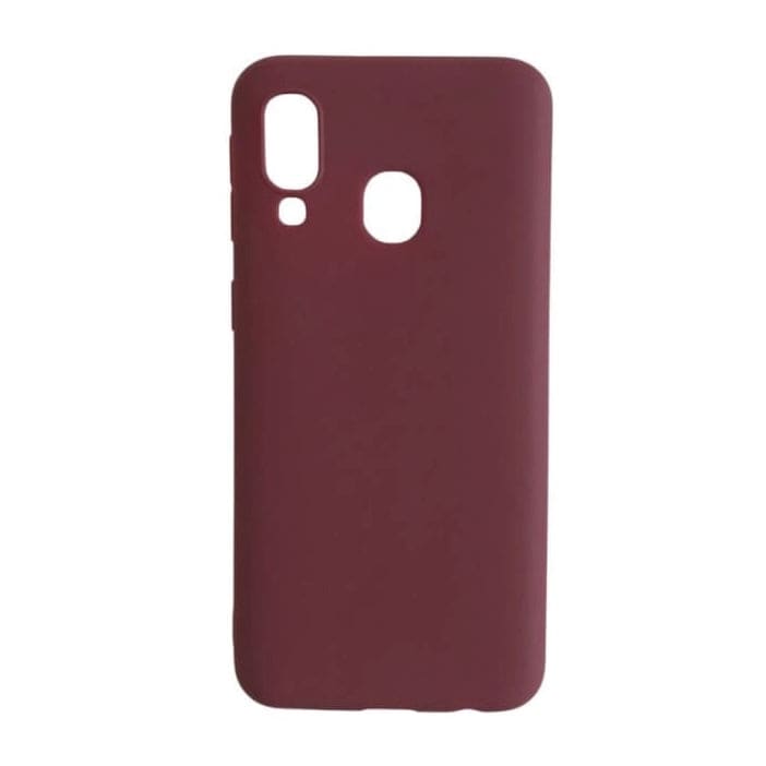 Silicone Case for Samsung Galaxy A40 (Maroon) 9eight5