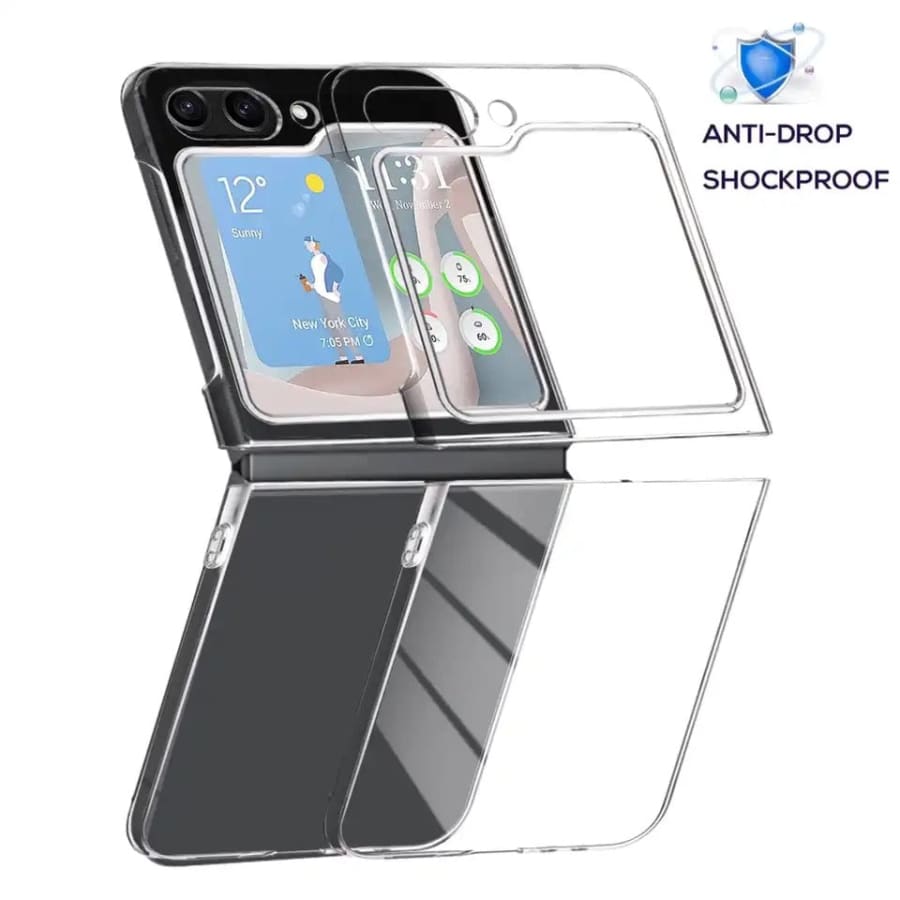 Case for Samsung Galaxy Z Flip 5 (Clear) 9eight5