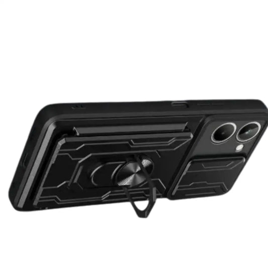 Shockproof Card Slot Case for Samsung Galaxy Note & S Series (Black) Habicare