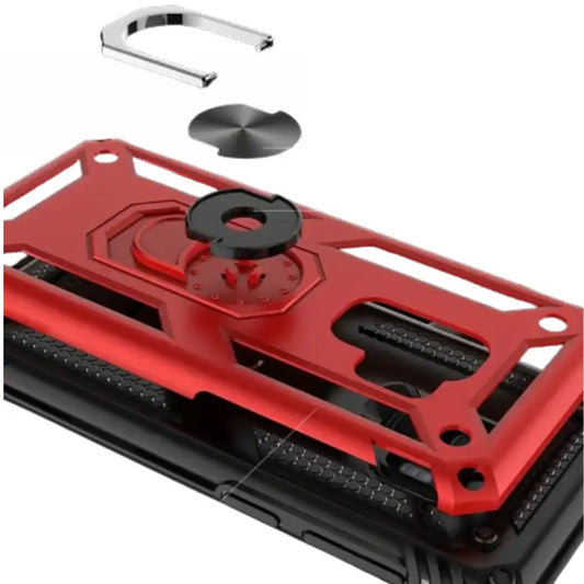 Shockproof Ring Holder Case for Samsung Galaxy Series (Red) Habicare