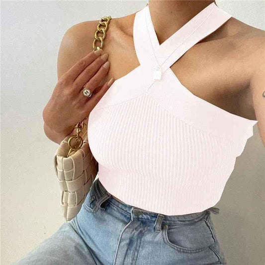 Women's Silhouette Stretch Halter Top