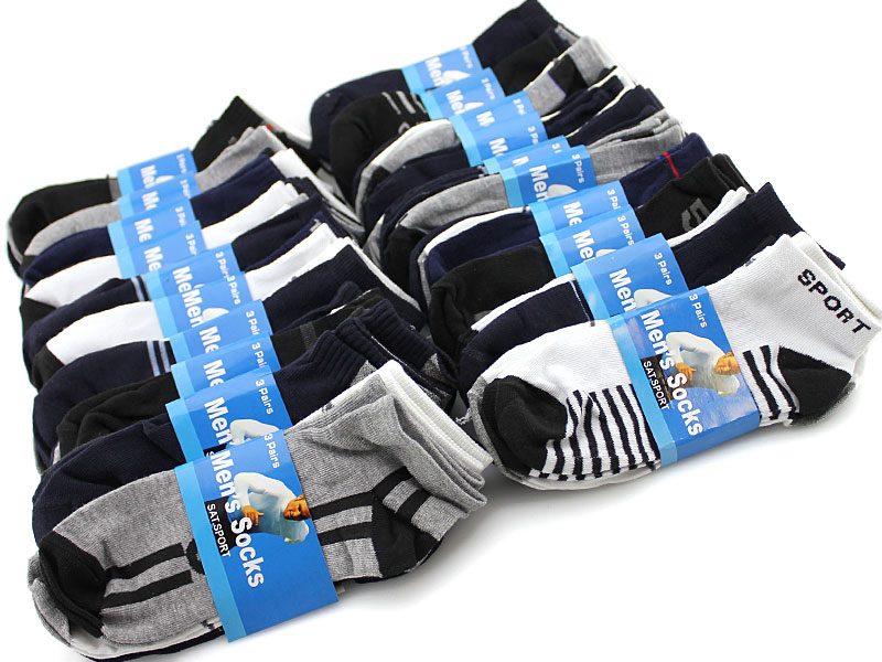 Men's Ankle Socks WHOLESALE - (60 Pairs) dealonline.co.nz