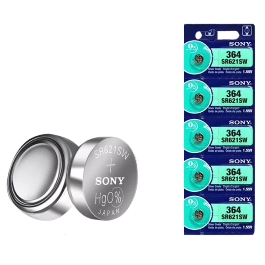 Sony 364 / SR621SW Watch Batteries (5 Pack) That Watch Shop