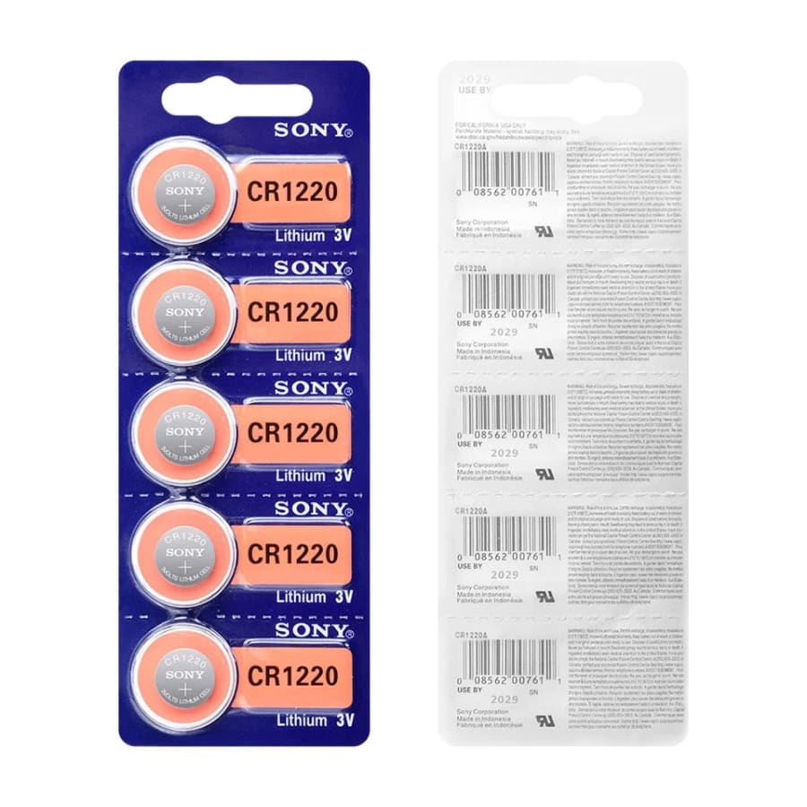 Sony CR1220 Watch Batteries (5 Pack) That Watch Shop
