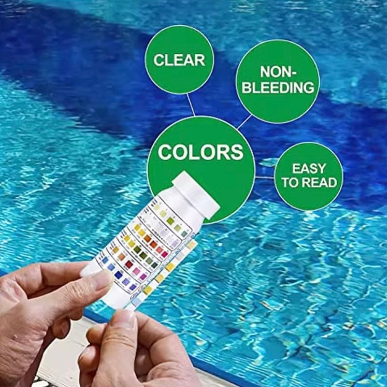 Spa / Hot Tub Water Quality Test Strips (x50) - 6 Variables 9eight5