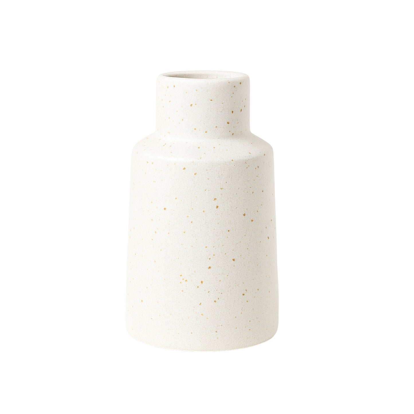 Frankly Cotton Speckle Ceramic Bud Vase White Nest & Stem Homewares
