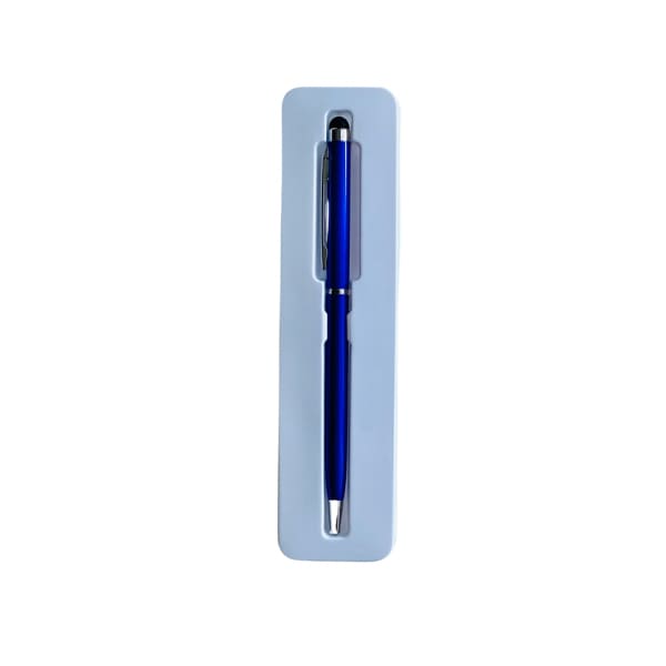 Stylus Pen (2 in 1) - Dual Touch (Navy Blue) 9eight5
