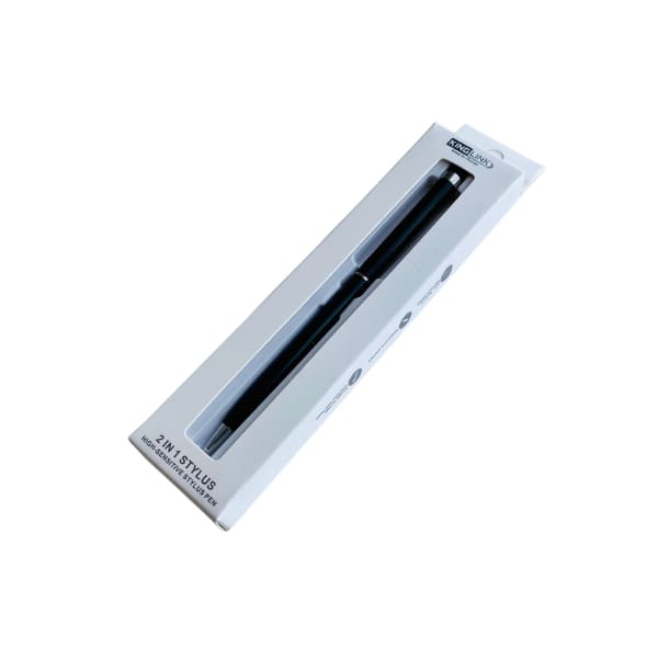 Stylus Pen (2 in 1) - Dual Touch (Black) 9eight5