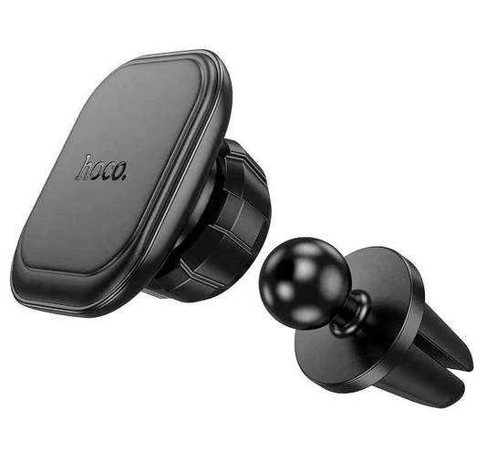 Techplus Hoco H29 magnetic air vent phone holder with strong magnet mount, showcasing the compact design attached to a car air vent.