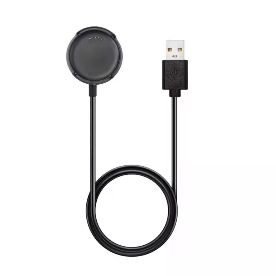Black 1m USB-C to Micro USB charger cable for LG W7 (W315) SmartWatch, compatible with That Watch Shop brand.