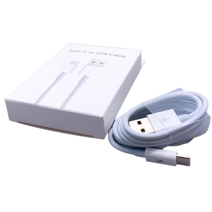 9eight5 USB Type-C cable, 1 meter long, showing the durable black cable with Type-C connectors at each end.