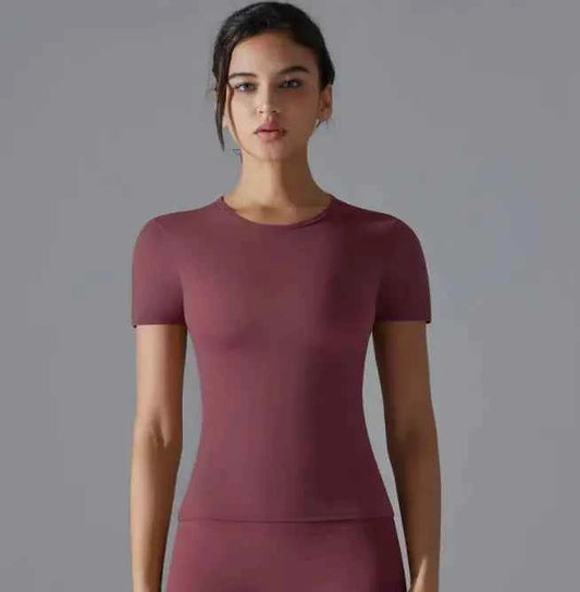 Women's Solid Color Sport T-Shirt