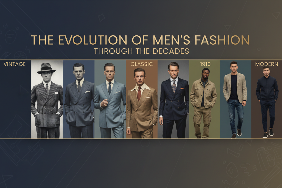 The Evolution of Men's Fashion Through the Decades - ShopHub