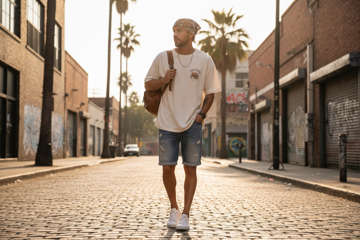 Men's Denim Shorts