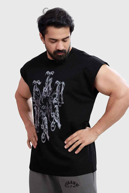 Ash Capsleeves Tank Black