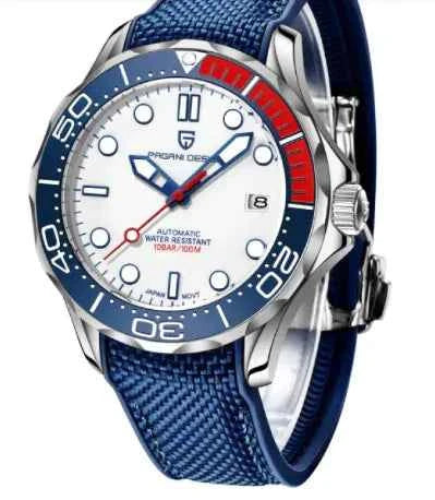 Chrono Edge Waterproof Luminous Watch - 100M Water Resistant with Leather & Steel Strap Options | Men's Timepiece
