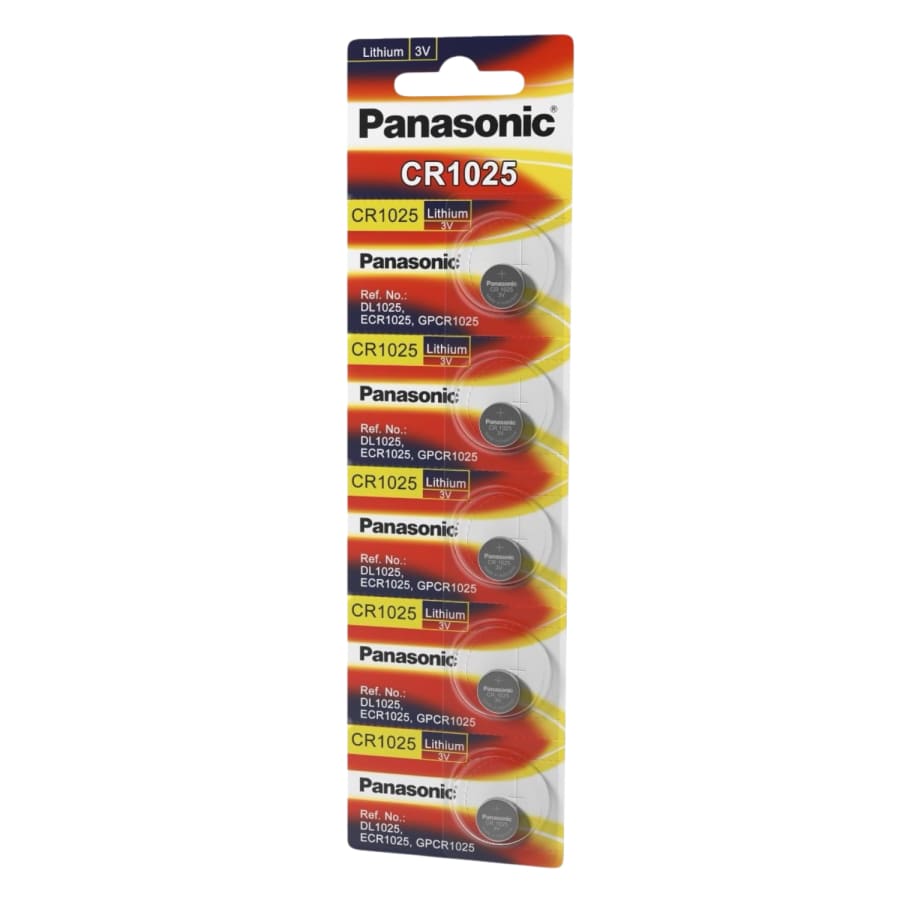 Watch Batteries for Panasonic CR1025 (5 Pack) That Watch Shop
