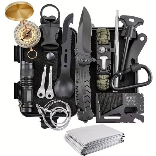 Survival Kit - (15 Piece) With Waterproof Case 9eight5