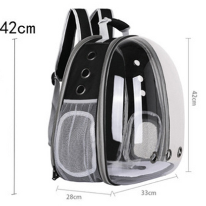 Pet Backpack Carrier Dog Cat Travel Clear Front dealonline.co.nz