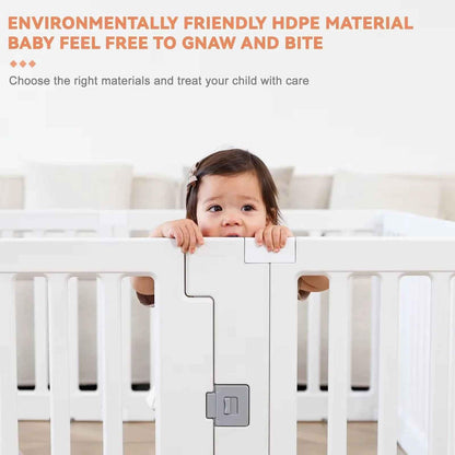 Preorder - 2 in 1 Convertible Baby Playpen 10 pieces & Storage Rack