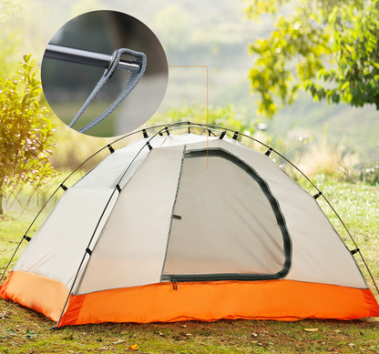3-Person Double-Layer Four-Season Mountaineering Tent with Snow Skirt ECOTREK