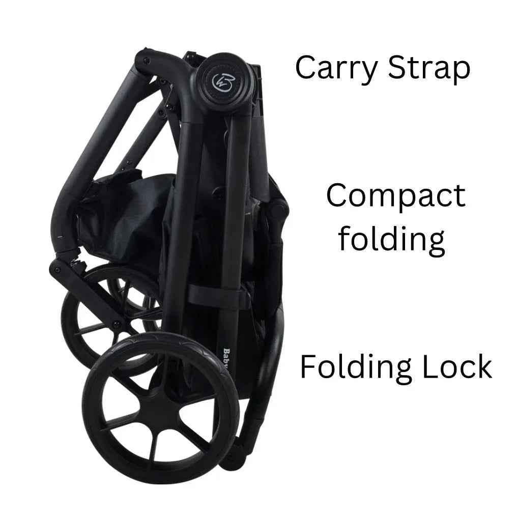 Crown Y Luxury Travel System – Reversible Stroller + Reclining i-Size Capsule Combo
