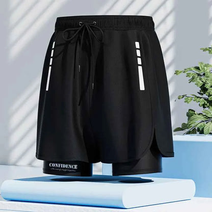 Men's Quick-Dry Swim Trunks - Beach Shorts for Swimming & Spa