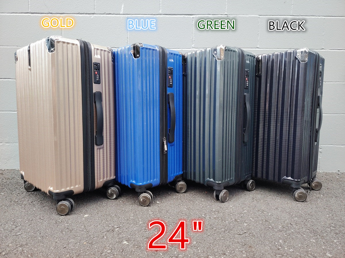 24" Suitcase Cabin Carry on Check in Travel Light Weight Luggage - Gold dealonline.co.nz