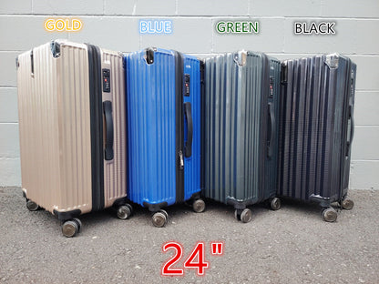 24" Suitcase Cabin Carry on Check in Travel Light Weight Luggage - Gold dealonline.co.nz