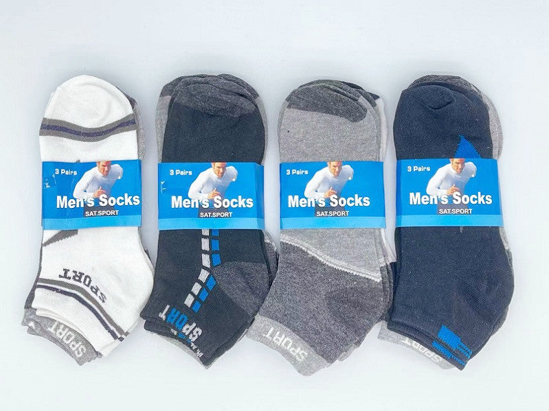 (12 Pairs) Brand New Ankle Socks - M7-10 / W8-11 dealonline.co.nz